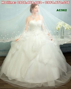 Váy cưới công chúa cúp ngực AC562