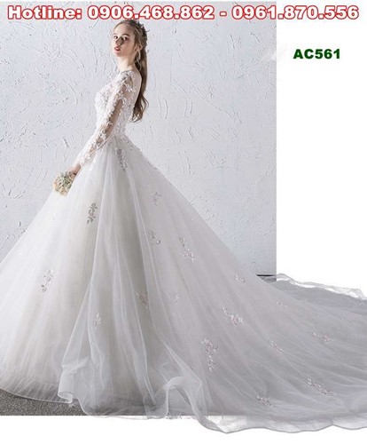Áo cưới công chúa cao cấp AC561