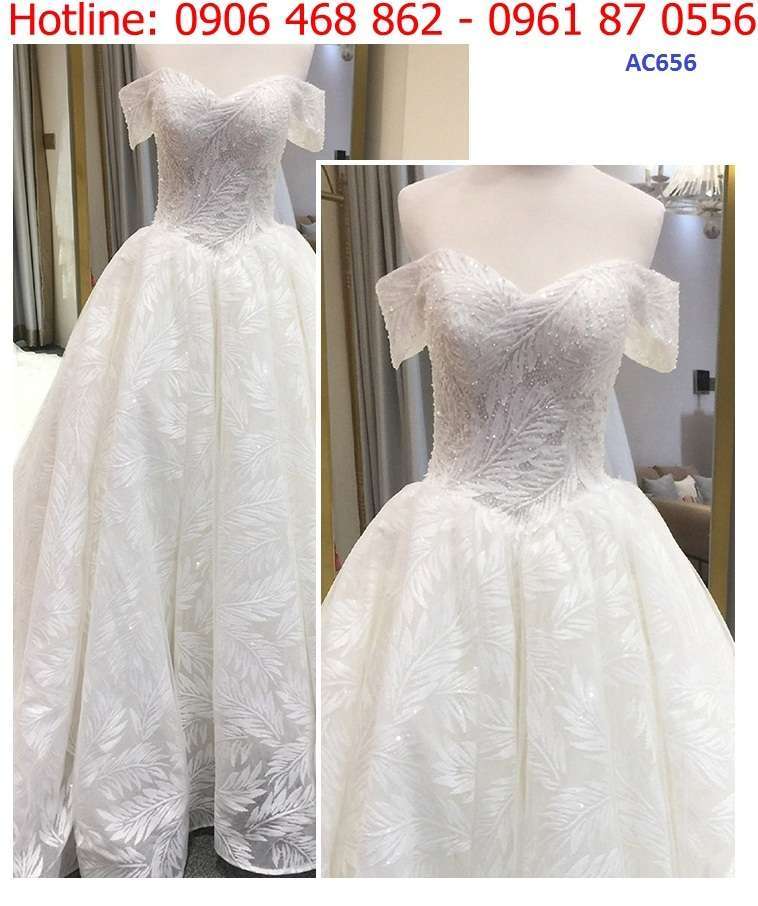 Váy cưới lộng lẫy biến cô dâu thành công chúa - Ngôi sao