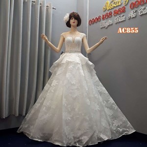 Váy cưới cao cấp cổ điển AC855