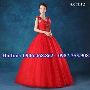 Bán áo cưới đỏ AC232